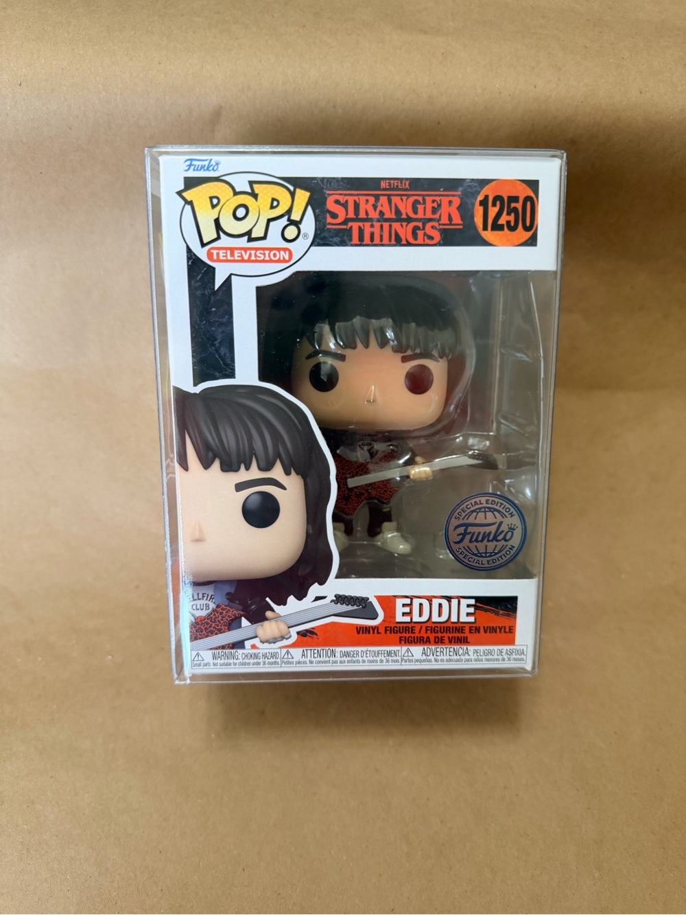 Funko Eddie Vinyl Figure - Red, Black & Brown